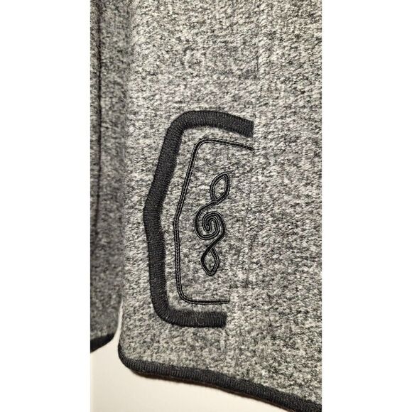 Pendleton Wool Grey Black Floral Embroidered Jacket Blazer Size S P - Picture 3 of 9